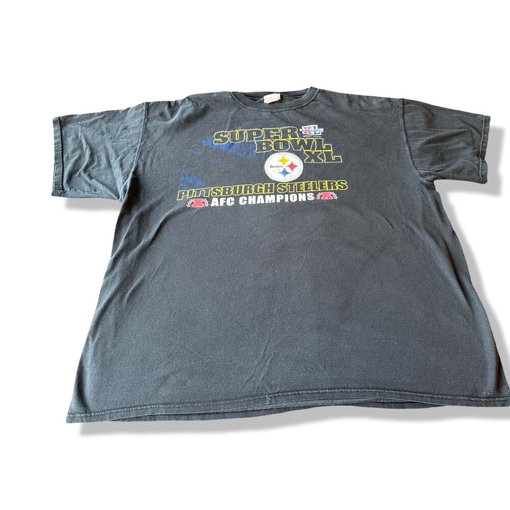 Vintage 2006 Pittsburgh Steelers Super Bowl XL AFC Champions T-Shirt